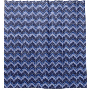 Rideau en douche de Tangram d'indigo