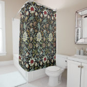 Rideau en douche de William Morris Evenlode (En situation)