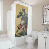 Rideau en douche d'IMPRESSION de JAPONAIS (En situation)