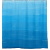 Rideau en douche d'Ombre de bleu d'océan (Devant)