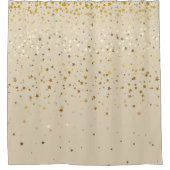 Rideau en douche d'or d'étoiles dans Champagne (Devant)