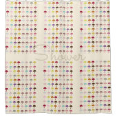 Rideau en douche drôle lumineux de parapluies (Devant)