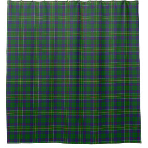 Rideau en douche écossais de tartan de chasseur d