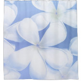 Rideau en douche floral du bigorneau blanc élégant (Devant)