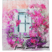 Rideau en douche floral magnifique d'aquarelle de (Devant)