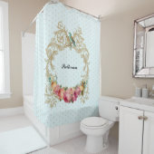 Rideau en douche français antique élégant de style (En situation)