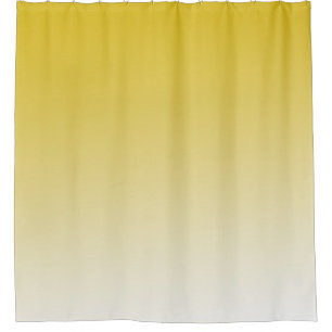 Rideau en douche jaune