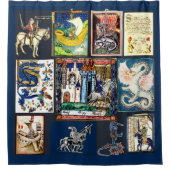 Rideau en douche médiéval de périodes (Devant)