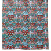 Rideau en douche mexicain de lutteur de Lucha (Devant)