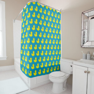 Rideau en douche mignon en caoutchouc de motif