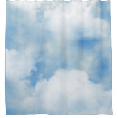 Rideau en douche pelucheux de nuages (Devant)