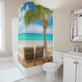 Rideau en douche tropical facile de plage de (En situation)