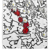 Rideau en douche unique (Devant)