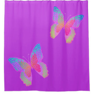 Rideau en douche (violet) de Flottement-byes