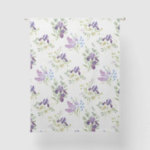 Rideau floral aquarelle de source enchantée