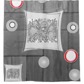 rideau gris blanc (Devant)