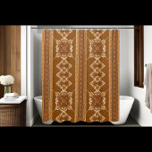 Rideau Rustique Floral Douche Style vertical