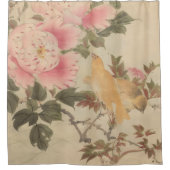 RIDEAUX DE DOUCHE 日本画、美しい花鳥画 (Devant)