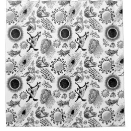 Rideaux De Douche 10 Plagues Motif