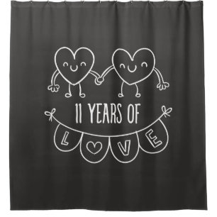 Rideaux De Douche 11e Anniversary Poison de Chalk Hearts