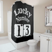 Rideaux De Douche 13 - Lucky Numéro 13 Chuck (En situation)