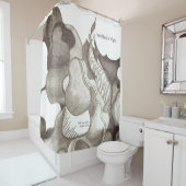 Rideaux De Douche *'1979' Black & Whyte' design (En situation)