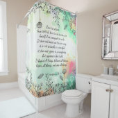 Rideaux De Douche 1 Corinthiens 13: 4-7 (En situation)