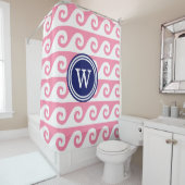 Rideaux De Douche 1I Rond - Vague GK (En situation)