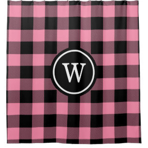 Rideaux De Douche 1I Round - Buffalo Plaid 1X Frame