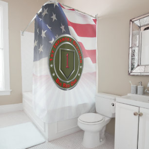 Rideaux De Douche 1re division d'infanterie