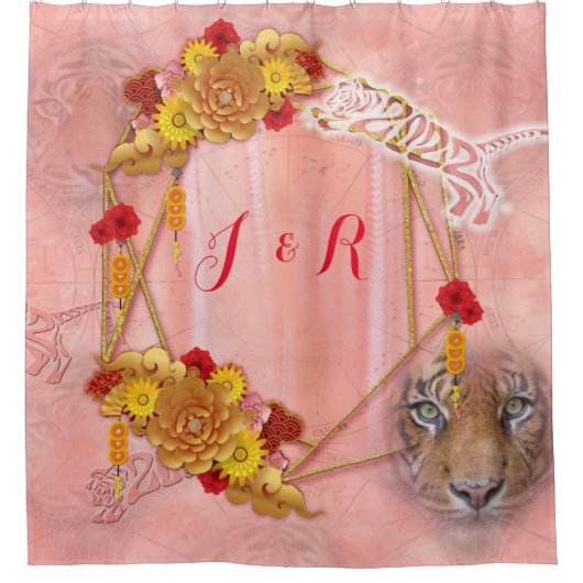 Rideaux De Douche 2022 l'année du Tigre (Devant)