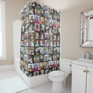Rideaux De Douche 24 Instagram Photo Collage - Photos partout