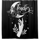 Rideaux De Douche 2- Chemise d'enseignant inspirant, Enseignant mini (Devant)