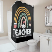 Rideaux De Douche 2- Drôle mode enseignant cadeau d'enseignement pou (En situation)