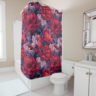 Rideaux De Douche #39 Motif floral