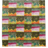 Rideaux De Douche 3 peaux de truites de peintures (Devant)