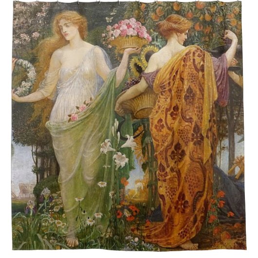 Rideaux De Douche 4 Saisons Par Walter Crane (Devant)