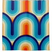 Rideaux De Douche 70s Rainbow Curves (Devant)