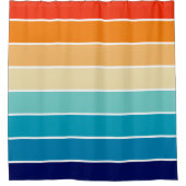 Rideaux De Douche 70s Rainbow Stripes (Devant)