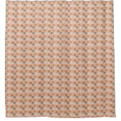 Rideaux De Douche 70s Style Curtain Groovy Pastel Flower Power (Devant)