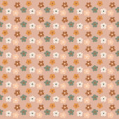 Rideaux De Douche 70s Style Curtain Groovy Pastel Flower Power