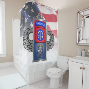 Rideaux De Douche 82e division aéroportée "All Way"