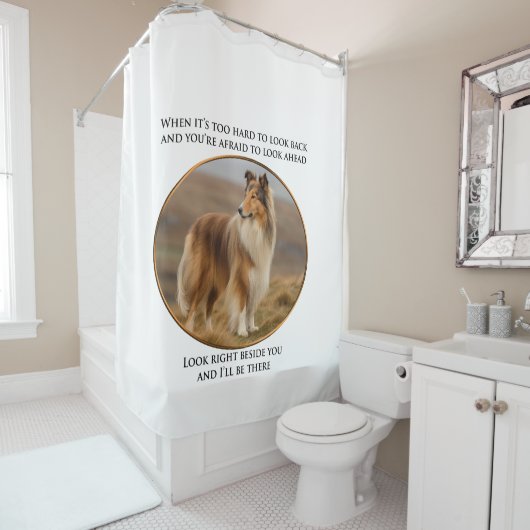 Rideaux De Douche À Côté De Vous Collie (En situation)