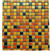 Rideaux De Douche à damiers (Devant)