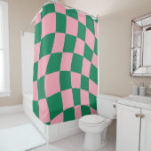 Rideaux De Douche à damiers Bliss (En situation)