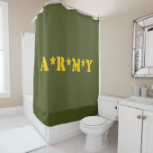RIDEAUX DE DOUCHE A*R*M*Y (En situation)