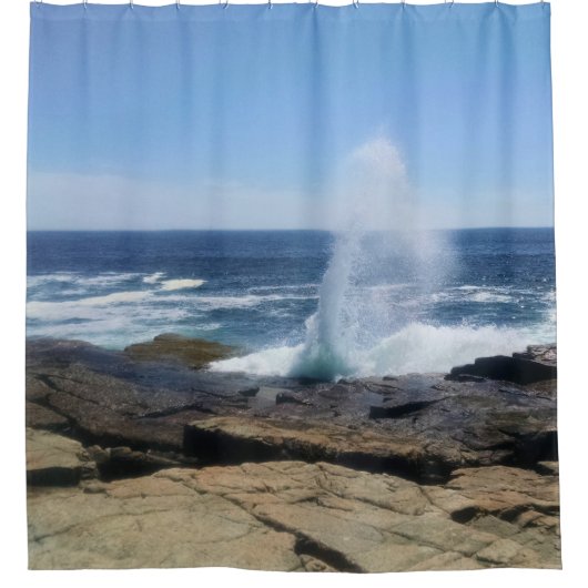 Rideaux De Douche A Splash of Adventure at Schoodic Point (Devant)