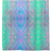 Rideaux De Douche Abalone Shell Aquarelle Mère de Pierre Perle (Devant)