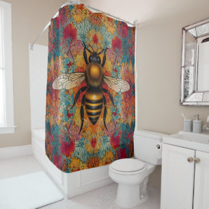 Rideaux De Douche Abee vibrante aux teintes pastel