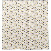 Rideaux De Douche Abeille de l'aquarelle (Devant)